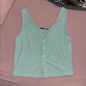 Sage Cropped Tank